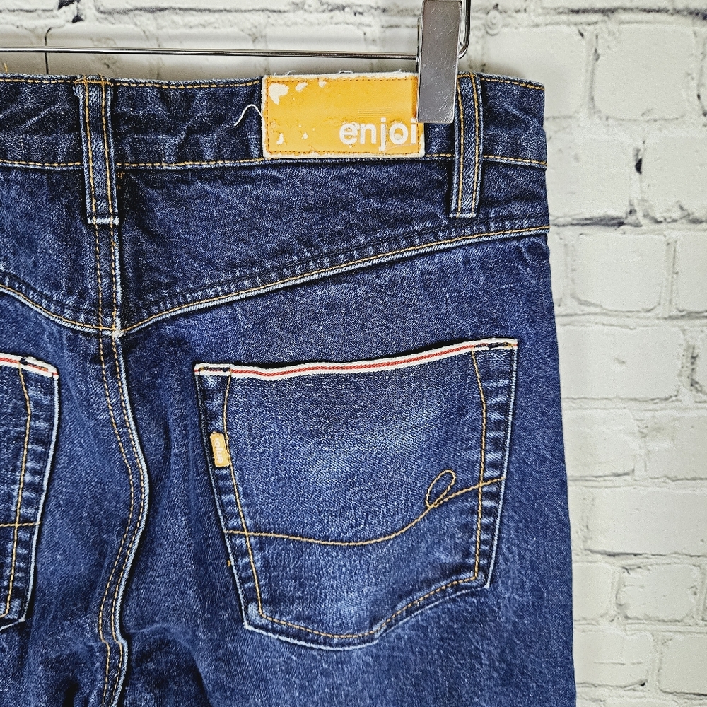 ENJOI | Saturdays straight fit selvedged dark wash jeans